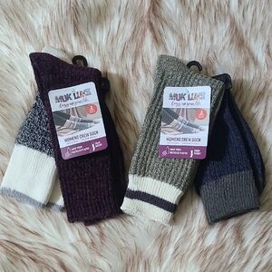 NWT Muk Luks Crew Socks Bundle